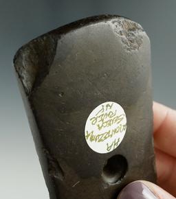 3 3/4" slate Pendant found near the Seneca River, New York.   Ex. Harry Arthur collection.