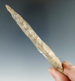 4 5/16" Genesee - Onondaga Flint - Ontario Canada - restoration to 3/8" of tip and ends of ears.