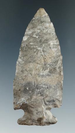 3" Hopewell made from Onondaga Flint found near Freedonia, Chautauqua Co., New York.