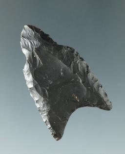 1 11/16" Paleo Fluted Clovis made from Coshocton Flint found in Delaware Co., Ohio.