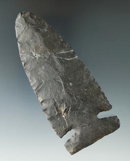 4 3/4" Archaic Sidenotch made from Nellie chert found in St. Albans, Kanawha Co., W. Virginia.