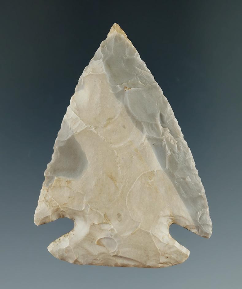 2 1/4" Archaic Cornernotch found in Hardin County Ohio by H. Arden Searson.