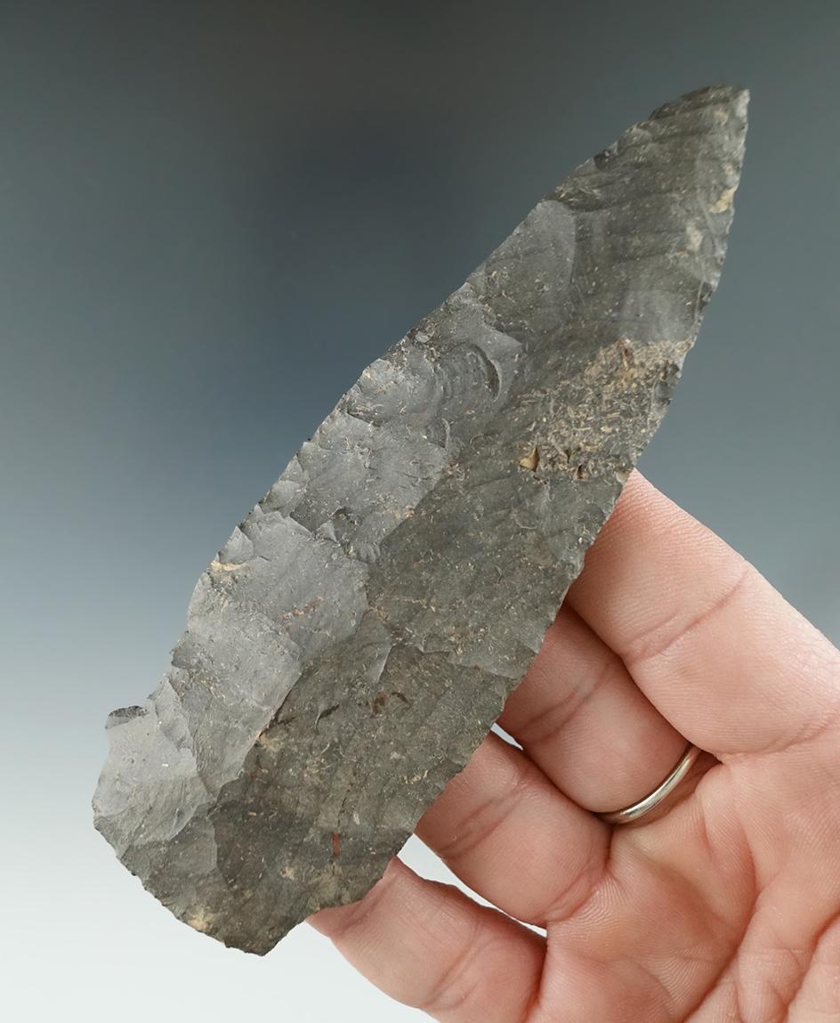4 5/8" Stemmed Knife found in Michigan.