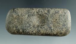 3 5/8" Rectangular double-cupped Hardstone Hammer/Cupstone. Upper Sandusky, Ohio.