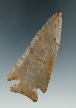 3 3/8" nicely beveled Stilwell found in Benton Co.,  Tennessee made from Dover Flint.Davis COA.