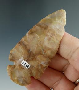 2 3/4" Beautifully colored Flint Ridge Flint Dovetail found in Ohio.