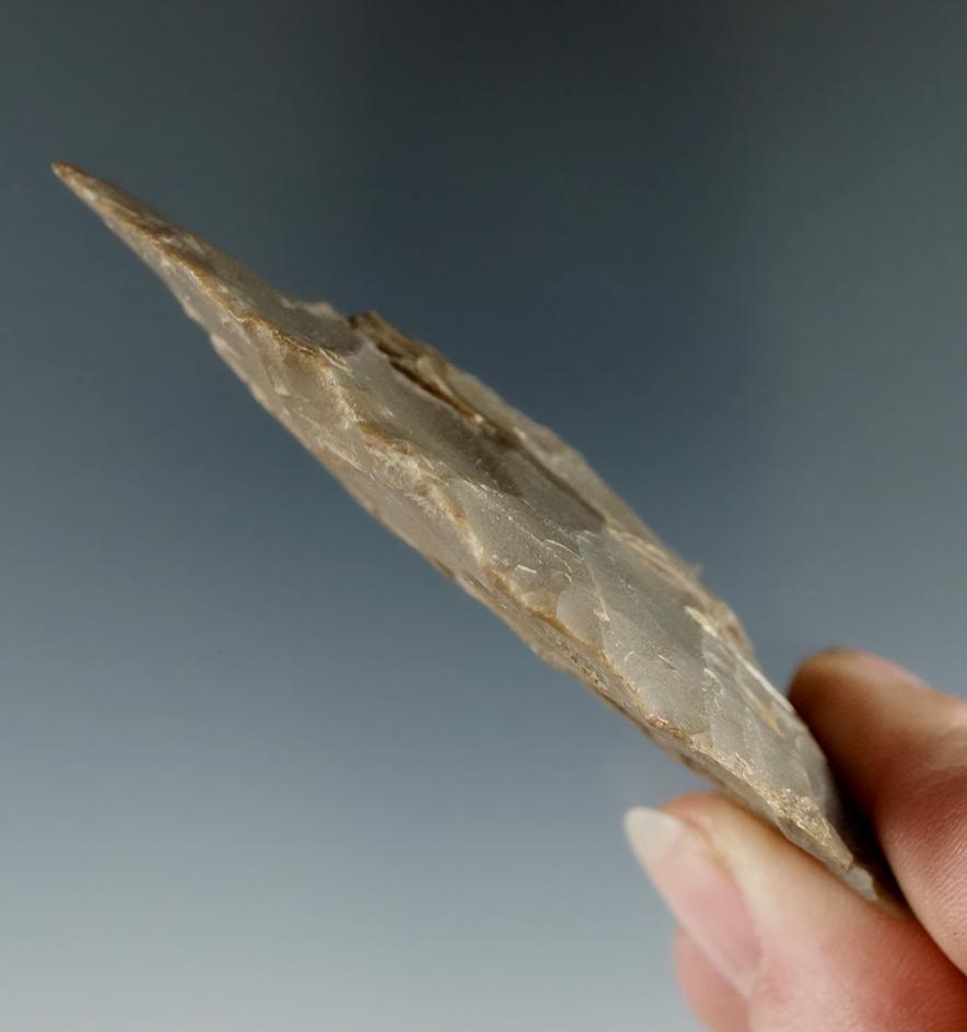 3" Basal notch Knife found in Texas.