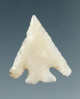 7/8" Eastgate Split Stem made from Translucent White Agate, found near the Columbia River.