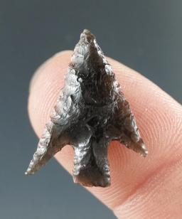 3/4" Columbia Plateau made from Translucent Black Obsidian, found near the Columbia River.