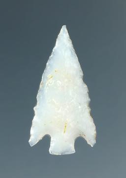 3/4" Columbia Plateau made from Translucent White Agate, found near the Columbia River.