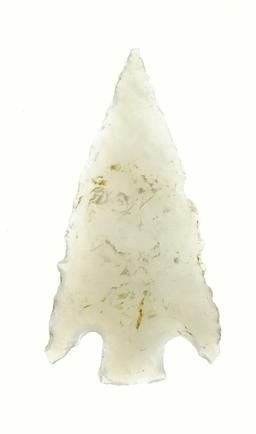3/4" Columbia Plateau made from Translucent White Agate, found near the Columbia River.
