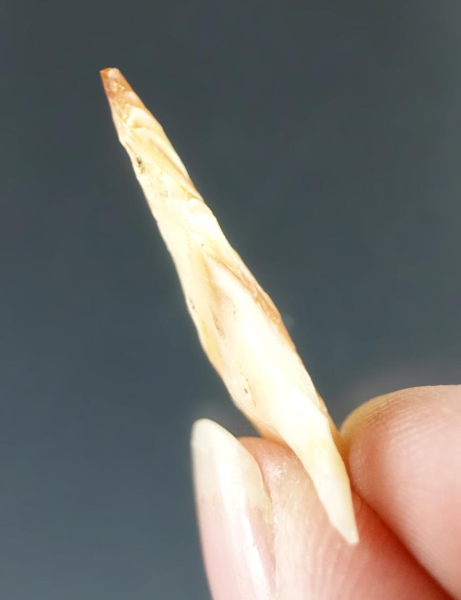 1" Columbia Plateau made from Brown and White Agate, found near the Columbia River.