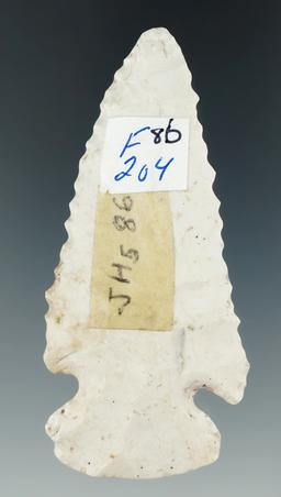 3 1/4" Dovetail found by Larry Williams in Jerseyville, Illinois, see enclosed map. COA.