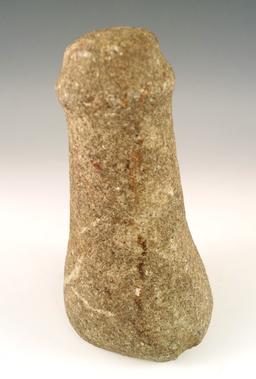 6" Tall well styled Knob Top Quartz Pestle found in Ohio.