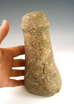 6" Tall well styled Knob Top Quartz Pestle found in Ohio.