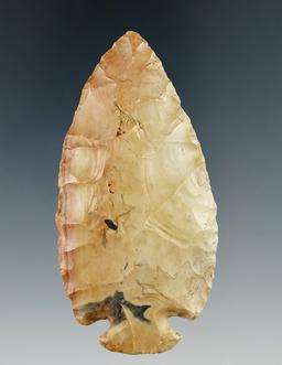 3" Colorful Flint Ridge Flint Dovetail found near Springfield, Clark Co., Ohio.