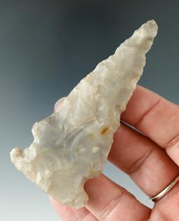 3 3/16" Hopewell Knife made from quality Flint Ridge Flint found in Ross Co., Ohio.