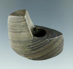 1 1/2" miniature Geniculate that is one half restored found in Ohio.