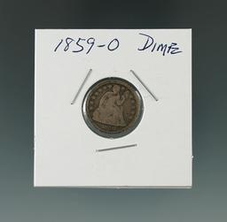 1859-O Dime.