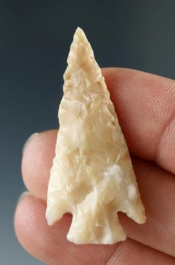 1 5/8" Cornernotch arrowhead that is nicely styled from attractive material. Near the Columbia River