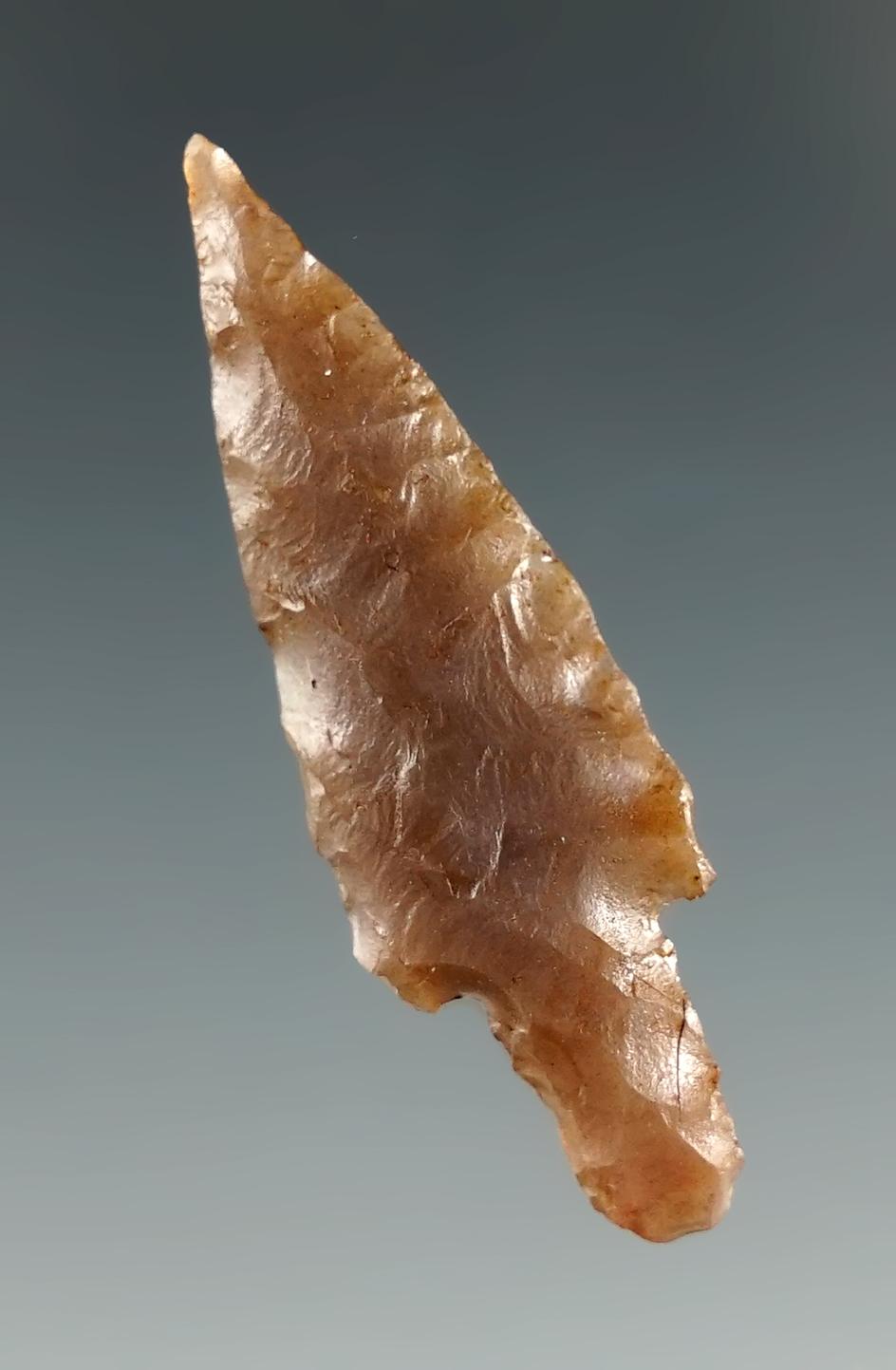 1 1/2" Long stem arrow point found in the southwestern U. S.