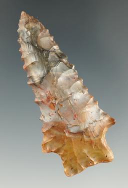 2 3/8" Extremely colorful Flint Ridge Flint Heavy Duty. Muskingum Co., Ohio.