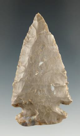 2 1/2" Dovetail made from Hornstone found in Hardin Co., Ohio. Ex. Frank Myers collection.