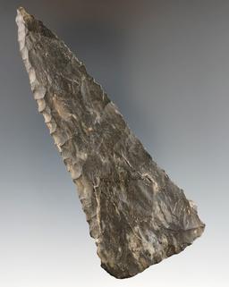 Nice early flaking on this 4 5/16" Coshocton Flint Beveled Knife.