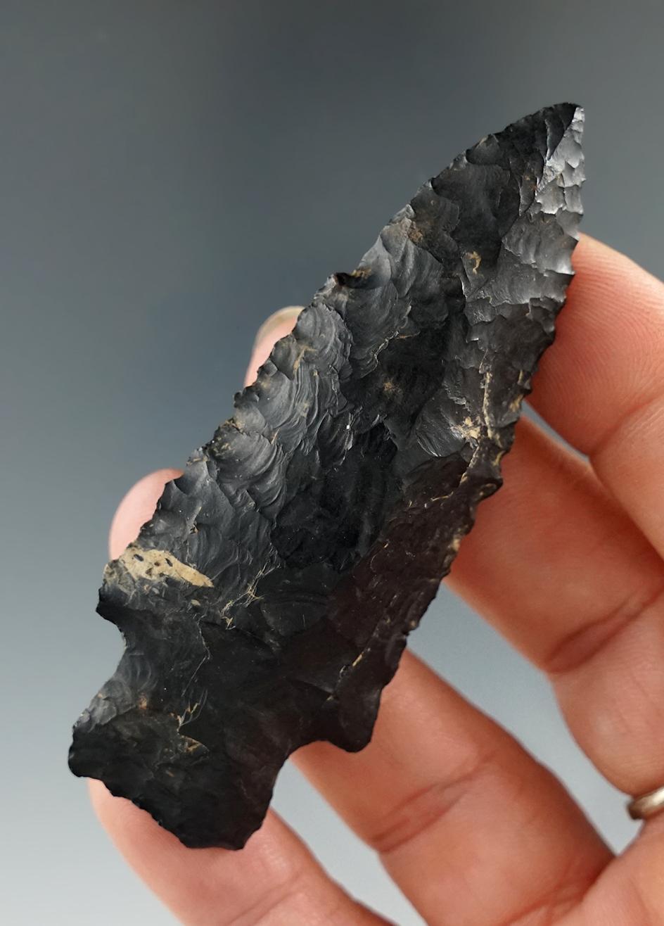 2 15/16" Coshocton Flint Heavy Duty Found In Knox Co., Ohio.