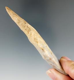 3 3/4" Knife made from Coshocton Flint, found in Holmes Co., Ohio.