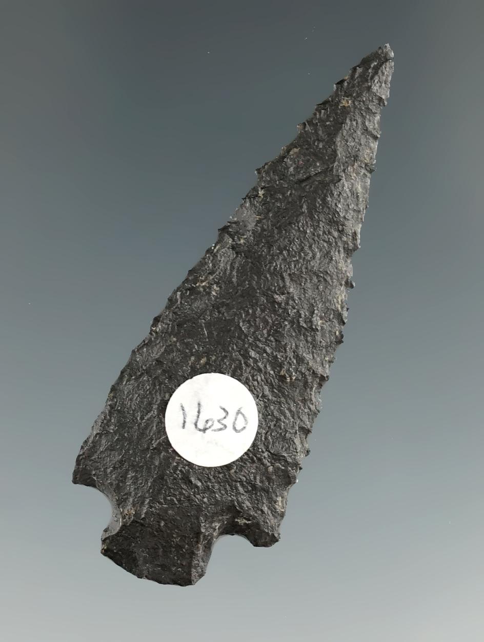 Pictured! 2" Walulla Gap that is nicely made from basalt found near the Snake River, Washington.