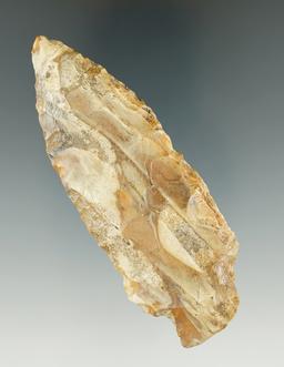 Beautiful material - 3 1/2" Mozarkite Flint Etley with some ancient salvage to the basal area. MO.