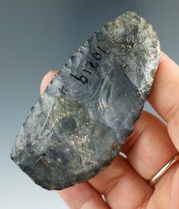 2 3/4" Coshocton Paleo Square Knife. Found in Coshocton Co., Ohio.  Ex. Hill,  Wherle.