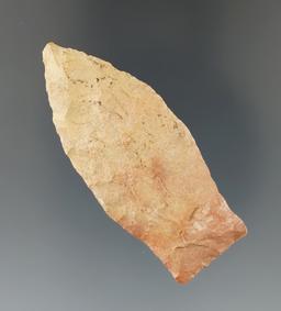2 5/8" Copena made from Fort Payne chert found in Tennessee. Comes with a Davis COA.