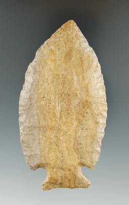 Excellent style  3 9/16" Intrusive Mound point found in Hamilton Co., Ohio. Ex. Tom Davis.