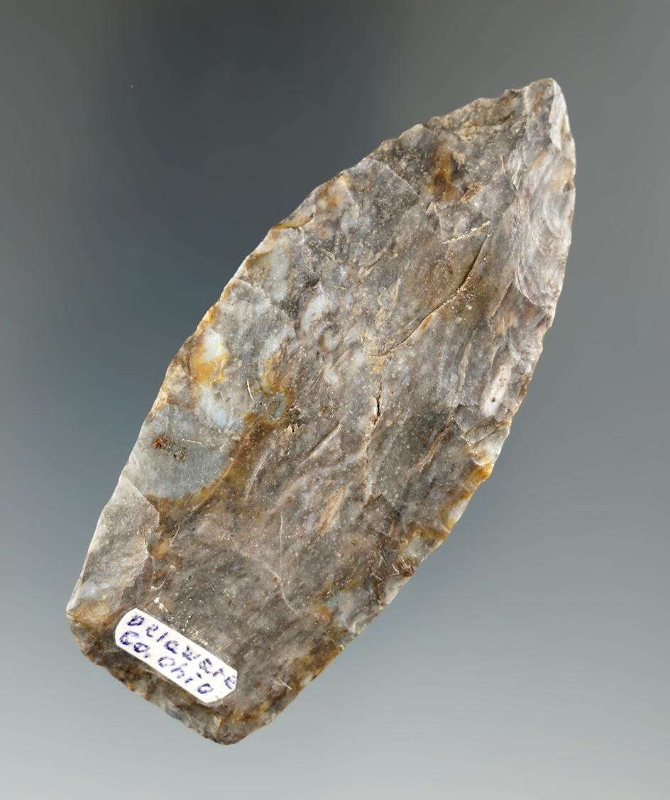 3 1/16" Paleo Lanceolate found in Ohio made from Coshocton flint.