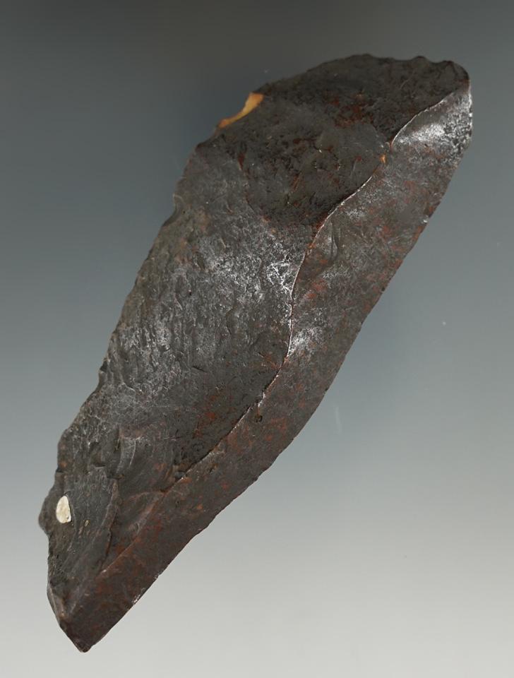 Heavily River patinated 5" Paleo Uniface flake Knife found in a river in Florida.