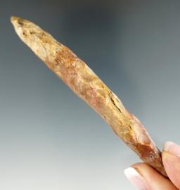 4 3/8" Bisher Chert Adena found in Preble Co., Ohio.