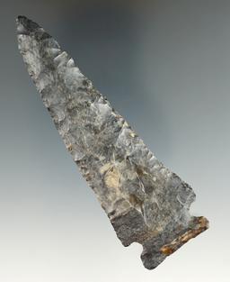4" Sidenotch Knife made from Coshocton Flint found in Allegheny Co., New York.