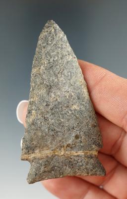 Excellent flaking and style on this 2 5/8" Vosburgh Point found near Afton, Shenango Co., NY.