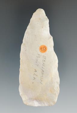 Ex. Perino - Pictured!  3 1/8" Benjamin point found in Alabama that is nicely River polished.