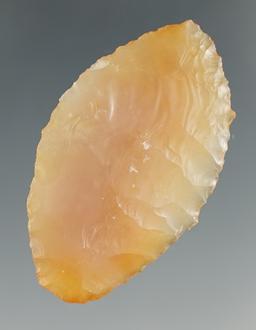 1 11/16" Cascade made from semi-translucent Agate. Found in Washington. Bennett COA.