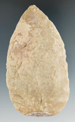 3 1/2" Well made Knife made from Callahan Divide Chert, found in Coke Co., Texas.