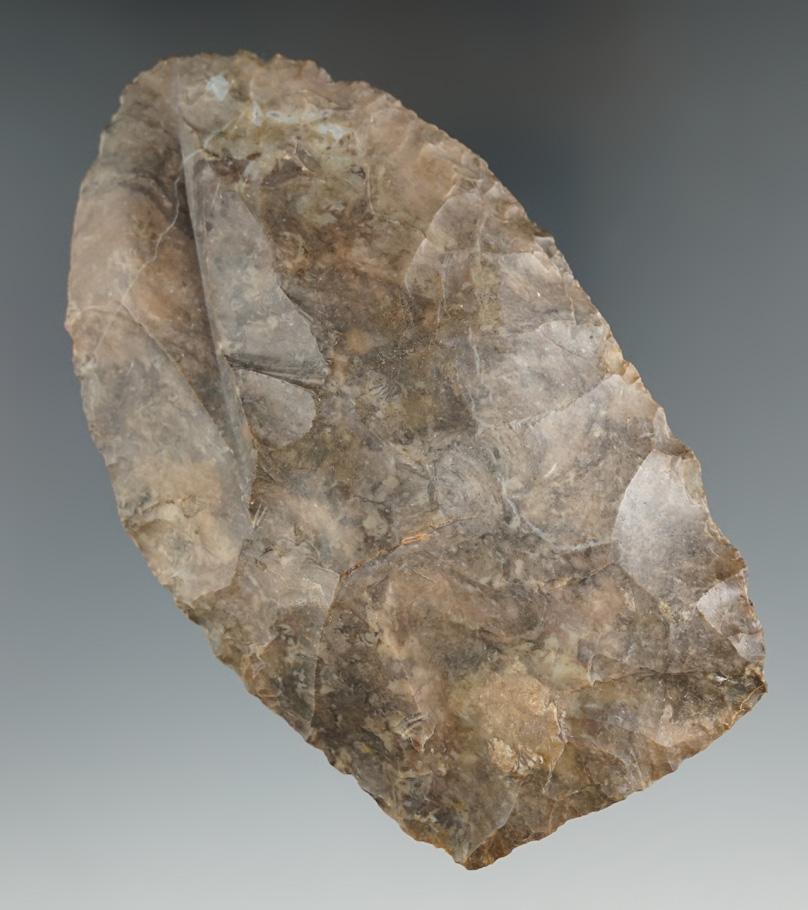 4 3/4" Paleo Blade made from attractive material. Found in Barron Co., Kentucky.