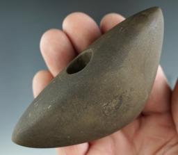 4" Pick Bannerstone found in Coshocton Co., Ohio.