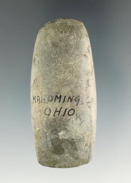 Well styled highly polished 2 1/2" Hardstone Chisel found in Mahoning Co., OH. Ex. Dietz, Copeland