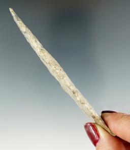 Thin and nice! Truly exceptional early flaking on this 4/18" Archaic Sidenotch Knife found in Ohio.