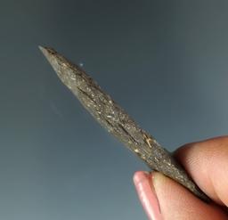 2" Paleo Fluted Clovis that is well styled, found in New Mexico.