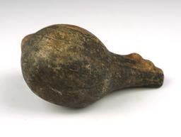 3 1/16" long nicely patinated llama Canopa found in Peru. Attractive two-tone material.