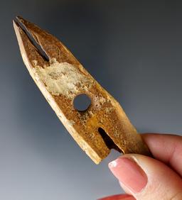 3 3/8" Inuit Harpoon toggle found in Alaska.